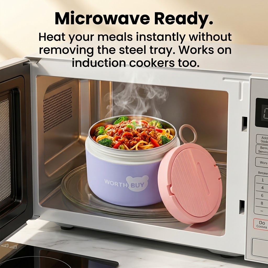 304ステンレス製保温ランチボックス 子供用学校弁当箱 電子 - Food Storage With Scoop のレビューと価格