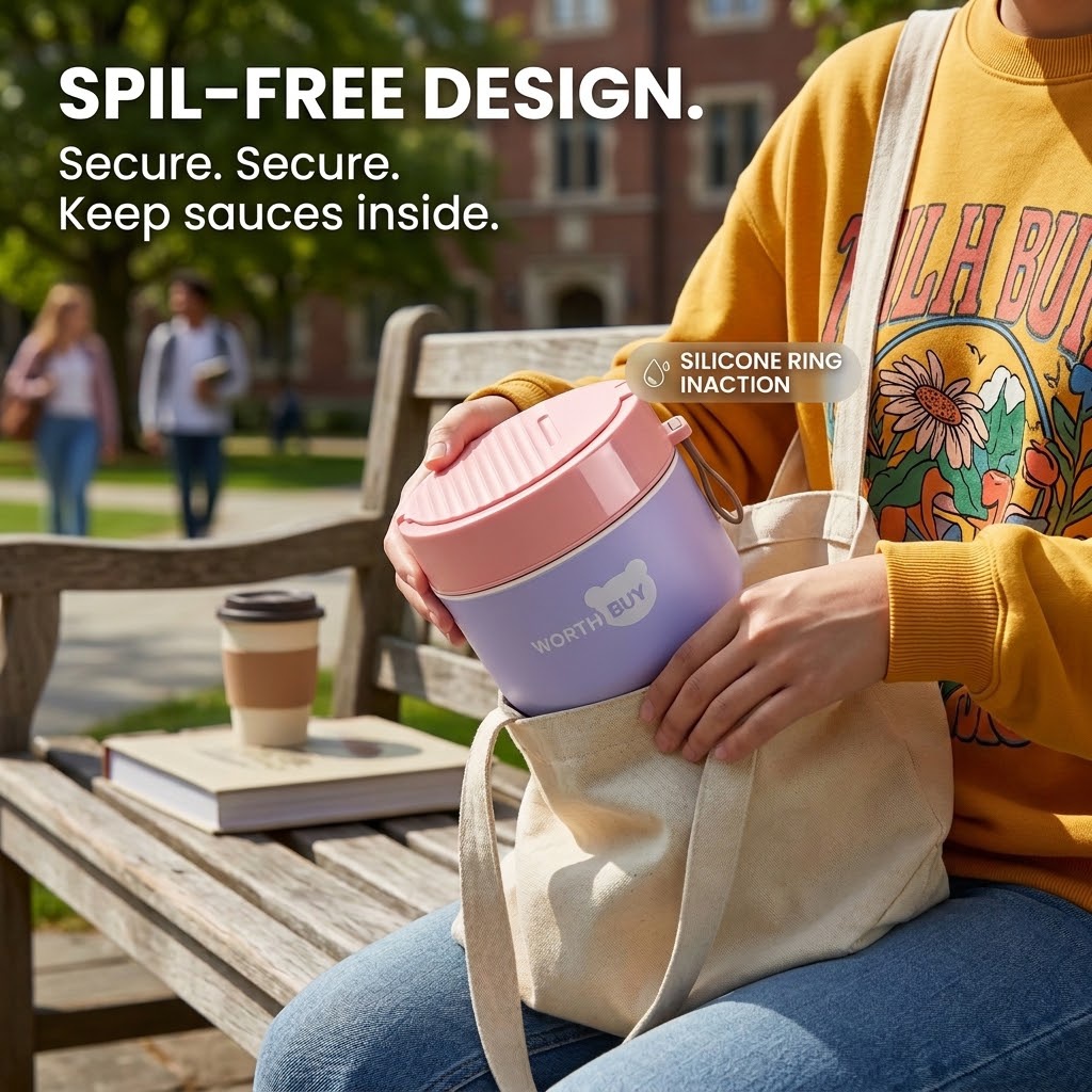 304ステンレス製保温ランチボックス 子供用学校弁当箱 電子 - Food Storage With Scoop のレビューと価格