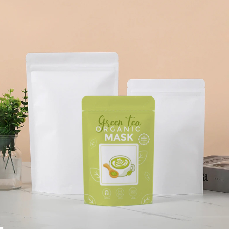 カスタマイズ可能な白クラフト紙ジップロック包装袋 DIY コ - Food Storage Plants のレビューと価格